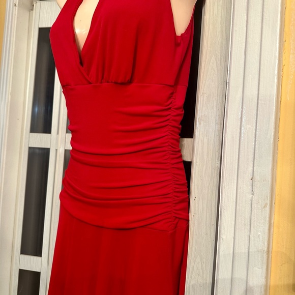 Splendid Red salsa style dress size M, bell skirt - Picture 4 of 16